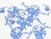 A Gaggle Of Snow Dancers