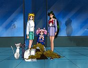 Setsuna Protects Chibi Usa