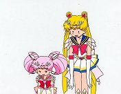 Super Sailor Chibi Moon And Super Sailor Moon Listen To A MOTD