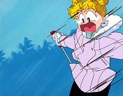Usagi Races Downhill