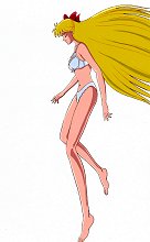 Minako Realizes She Is Late For School