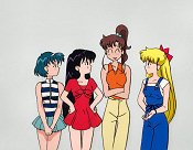 The Girls Worry About Usagi's Tardiness