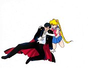 Sailor Moon Begs Tuxedo Mask To Hold On