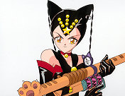 Sailor Tin Nyanko Prepares to Use Her Cat-Paw Bazooka