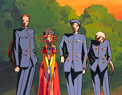 The Three Lights and Princess Kakyuu Say Goodbye