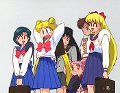 The Girls On Their Way To School