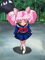 Chibi Usa Curtsies Before Her Family