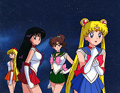 The Sailor Senshi Destroy a Flower Monster