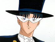 Tuxedo Mask Defends the Inner Senshi